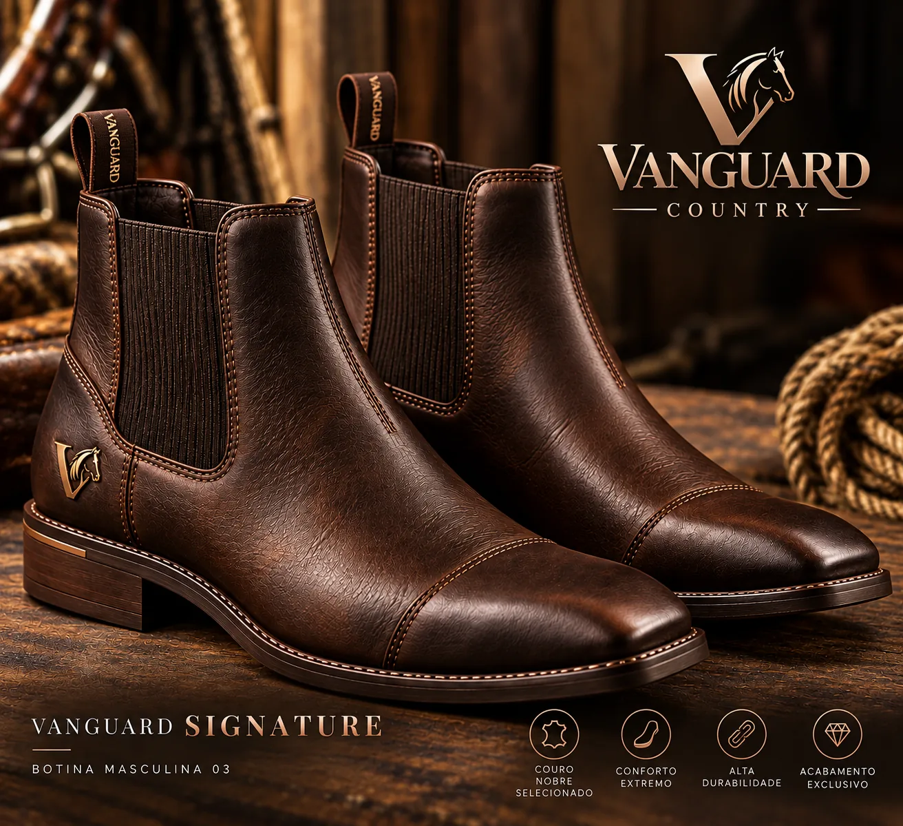 Estudo visual Vanguard Signature — imagem conceitual